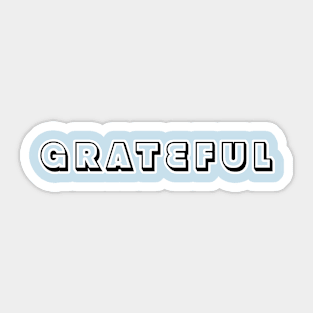 Classic Grateful Sticker